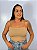 Cropped Poliamida Basic Nude - Imagem 1
