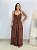 Vestido Longo Daniela Marrom - Imagem 1