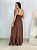 Vestido Longo Daniela Marrom - Imagem 2