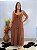 Vestido Longo Daniela Marrom - Imagem 1