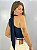 Blusa Poliamida Bianca Azul Marinho - Imagem 2
