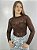 Body Renda Marrom - Imagem 1