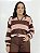 Blusa Tricot Modal Zara Rosa\Marrom - Imagem 1