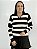 Blusa Tricot Modal Zara Preta\Off - Imagem 1