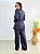 Conjunto Blazer Risca De Giz Azul Marinho - Imagem 2