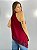 Blusa Assimetrica Renda Vinho - Imagem 2