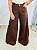 Calça Jeans Pantalona Marrom Gabi - Imagem 2