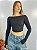 Cropped Poliamida Preto Scarlet - Imagem 1