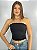 Top Tube Poliamida Alix Renda Preto - Imagem 1