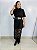 Vestido Longo Renda Preto - Imagem 1