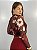 Body Tule Flor Vinho - Imagem 2