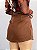 Short Saia Alfaiataria Marrom Oval - Imagem 2