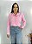 Camisa Cropped Rosa Basic - Imagem 1