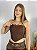 Corset Renda Marrom Gringa - Imagem 1