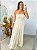 Vestido Longo Poa Branco Beca - Imagem 1