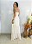 Vestido Longo Poa Branco Beca - Imagem 2