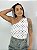 Blusa Tule Poa Branca - Imagem 1