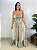 Vestido Indiano Verde\Rosa Lastex - Imagem 3