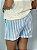 Short Linho Listrado Azul - Imagem 2