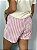 Short Linho Listrado Rosa - Imagem 2
