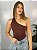 Blusa Poliamida Marrom Lola - Imagem 1