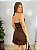 Vestido Curto Poliamida Keith Marrom - Imagem 2