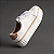 Tênis Flatform Branco Napa Confort Recortes - Imagem 1