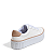 Tênis Flatform Branco Napa Confort Recortes - Imagem 3