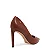 Scarpin Marrom  Pelica Soft Salto Alto - Imagem 4