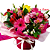 Buquê Encantado Com Gerberas e Rosas coloridas + flores - Imagem 1