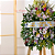 Coroa Fúnebre com Rosas e Flores do Campo - Imagem 1