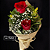 Buquê Dueto de Rosas Vermelhas - Imagem 1