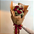Buquê Cinco Rosas com Flores e Folhagens - Imagem 1