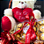 Cesta Presente com Pelúcia, Ferrero Rocher e Rosas - Imagem 4