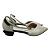 Scarpin Branco com Tira no Tornozelo – Elegante e Moderno - Imagem 2