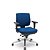 CADEIRA EXECUTIVA SOFT AZUL E PRETA - PLAXMETAL - Imagem 1