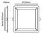 PAINEL RECUADO 24W 30X30CM BRANCO - OPUS - Imagem 2