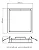 PAINEL RECUADO 22W 27X27CM PRETO - STELLA - Imagem 3