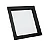 KIT LUMINARIA PAINEL EMBUTIDO RECUADO 20X20 18W 3000K - Imagem 1