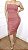 Vestido midi canelado - Imagem 1