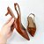 CAROLINA - SLINGBACK EM COURO COM SALTO FINO 1817 - Imagem 4