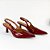 JULIETE - SCARPIN FEMININO EM VERNIZ VERMELHO COM FIVELA 1825 - Imagem 2
