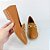 ELOISE - MOCASSIM FEMININO CARAMELO EM COURO LISO 1864 - Imagem 3
