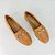 ELOISE - MOCASSIM FEMININO CARAMELO EM COURO LISO 1864 - Imagem 4
