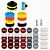 KIT COMPLETO PARA POLIMENTO DE FARÓIS (47 PEÇAS) - Imagem 1