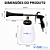 PISTOLA TORNADORA 1L PARA COMPRESSOR (CONECTOR EU) - Imagem 3