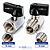 MINI REGISTRO COM NIPLÊ DE ESFERA BSP 14MMX14MM - Imagem 2