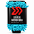 LUVA DE MICROFIBRA AZUL DOUBLE SIDE AUTOAMERICA - Imagem 1