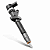 BICO INJETOR RENAULT MASTER 2012 2.5 0445110265 BOSCH - Imagem 2