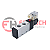 Valvula Pneumatica 3/2 Vias 1/4 Solenoide Na Bobina Led 24v - Imagem 1